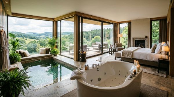 Top hôtels en Belgique avec piscine et spa privés en chambre